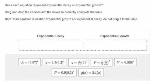 HELP MEH PLSSSSSSSSSSSSSSSSSSSSSSSSSSSSSSSSSSSSSSSSSSSSS

Does each equation represent exponential