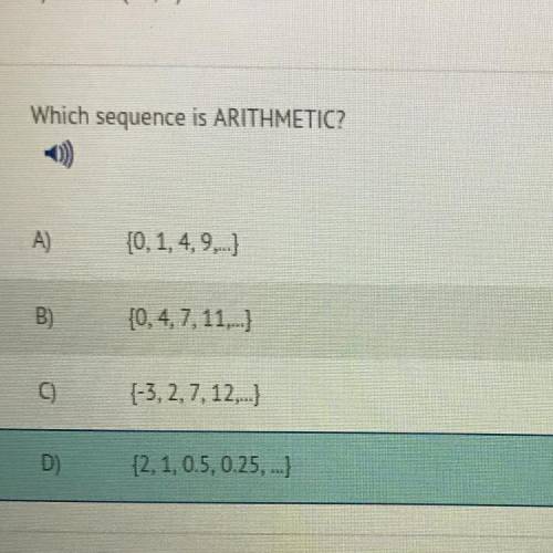 Which sequence is ARITHMETIC