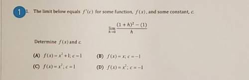 Hello. I really need help on this calculus derivatives question. I dont know what to do. Thanks.