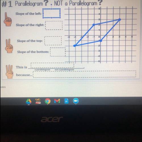 Parallelogram or not ?Practice worksheet