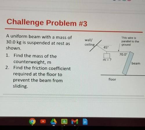 How do I start the problem in statics physics
