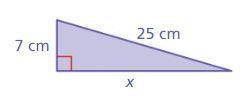 The perimeter of the triangle shown below is greater than 50 centimeters. Which inequality represen