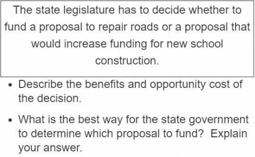 What is the best way for state government to determine which proposal to fund?