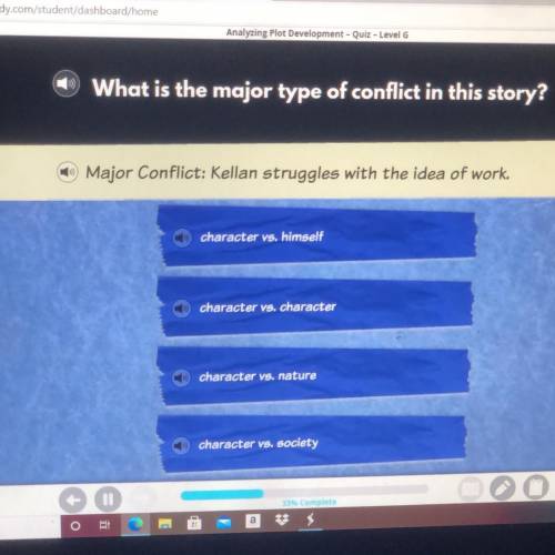 What is the major type of conflict in this story