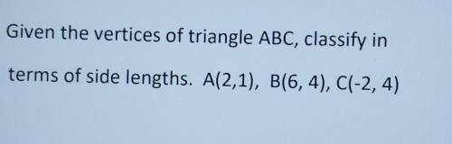 Is it a right isosceles triangle?