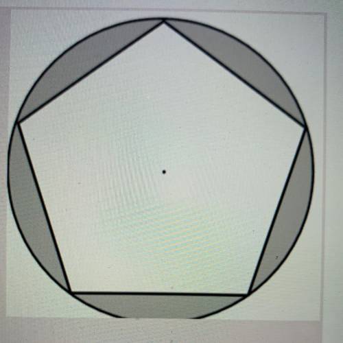 The radius of the circle is 13 cm. What is the area of the shaded region?
