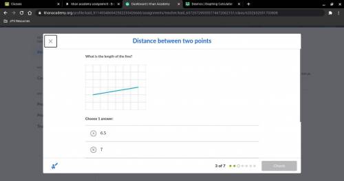 Khan academy distance between two points
