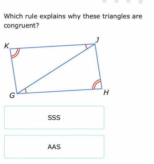 Sas
Asa
These triangles cannot be proven congruent
Help please