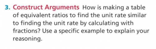 How is making a table of equivalent ratios to find the unit rate similar to finding the unit rate b