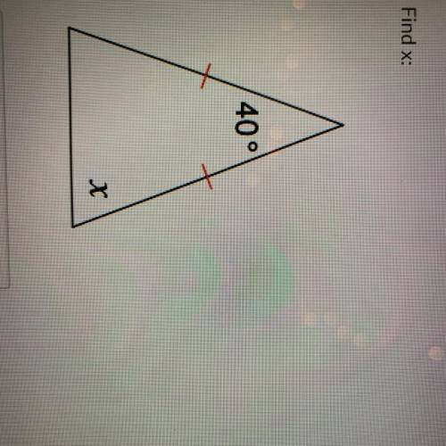 What is X? 
Please help