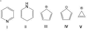 Which of the compounds is (are) aromatic (s)?