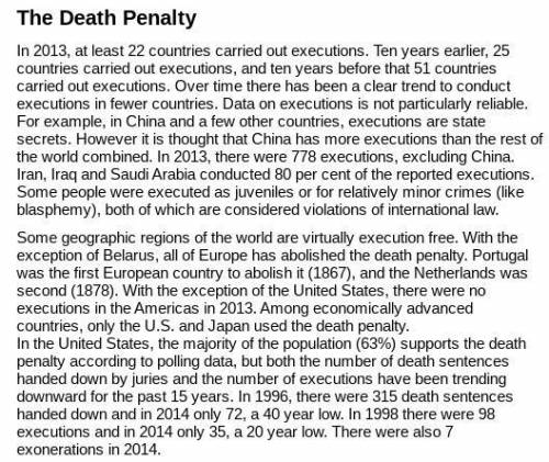 How do you explain the fact that the death penalty is supported by a significant majority of the U.