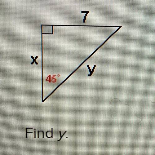 I need help ASAP 
Find y.
