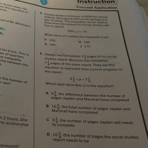Help me with 4 and 5 please