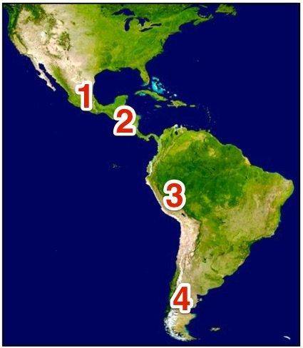 What pre-Columbian Indian civilization would have been found closest to number 1