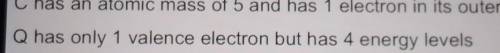 What element has 4 energy levels and 1 valence electron