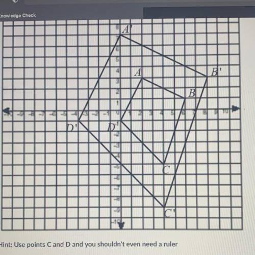 Center of dilation:
scale factor: 
ASAP I NEED HELP PLS