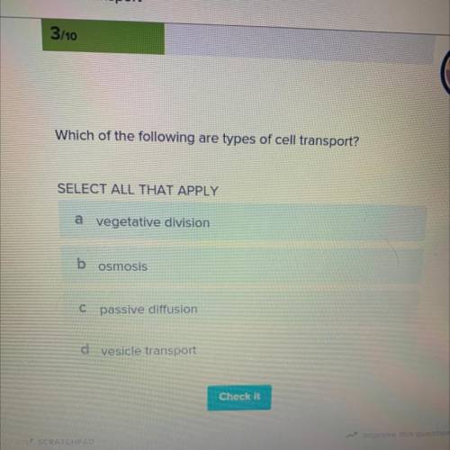 Which of the following are types of cell transport