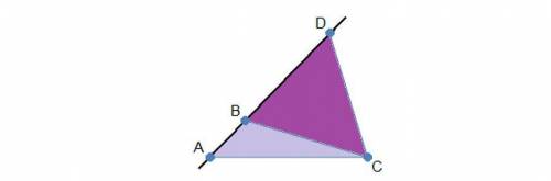 ∆ABC represents a randomly drawn triangle. ∆BCD is an isosceles triangle with sides BC and BD congr