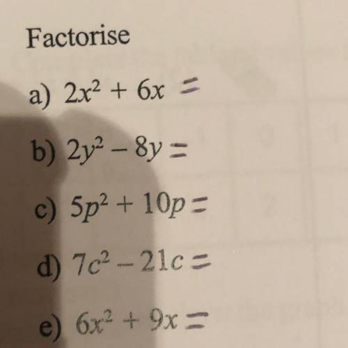 Factorise.
Help would be massively appreciated:)