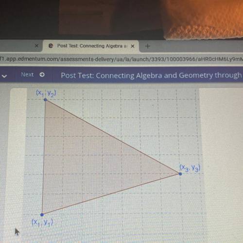 What is the area for this triangle