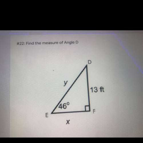 Find the angle measure D FIRST ANSWER GETS BRAINIEST