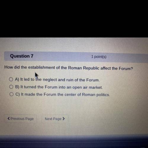 How did the establishment of the roman republic affect the forum