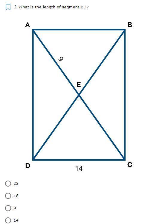 What is the length of segment BD?