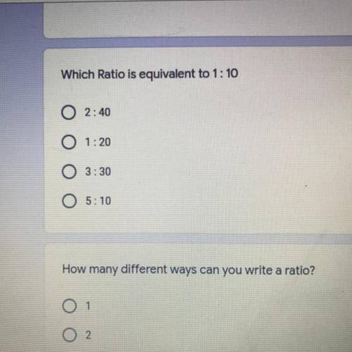 How many different ways can you write a ratio?
