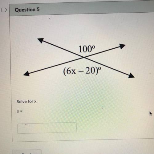 Solve for X: 
Need help ASAP