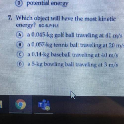 I need help on this science question