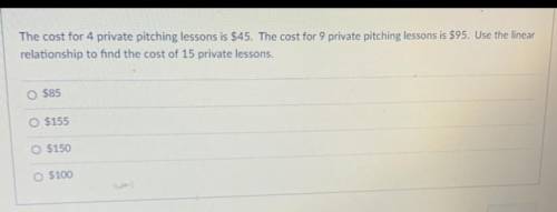 The cost of 15 lessons?