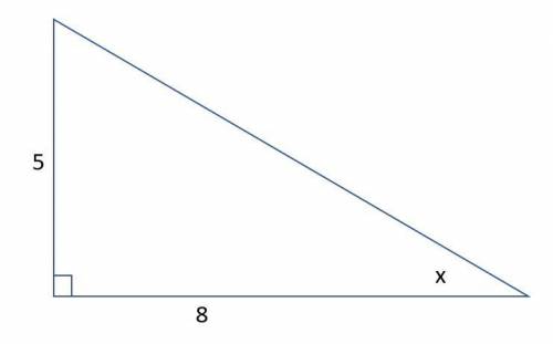Describe how you could find the measure of angle x