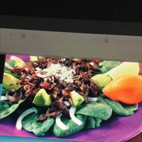 Look at the photo of chapulines. This dish is eaten in parts of Mexico. Have you ever tried this di