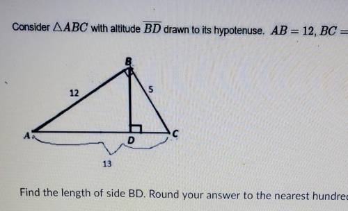 Find the length of side BD.