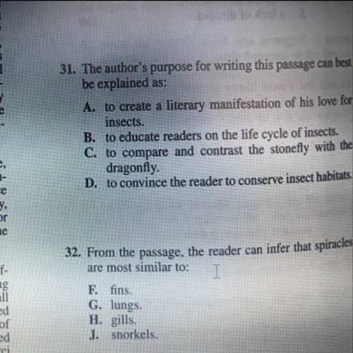Passage 4:Natural science Please give me the answers and explain the answers to me. I am awarding 3