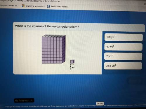 What is the volume of the rectangular prism? help asap