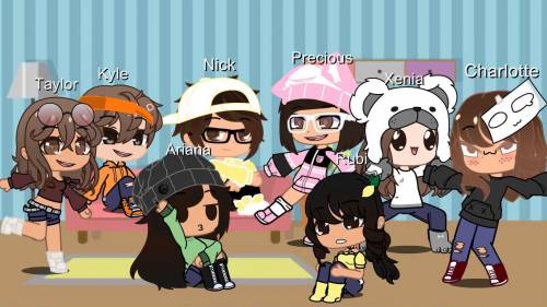 This is what me and my friends would look like if we were turned into gacha characters lol
