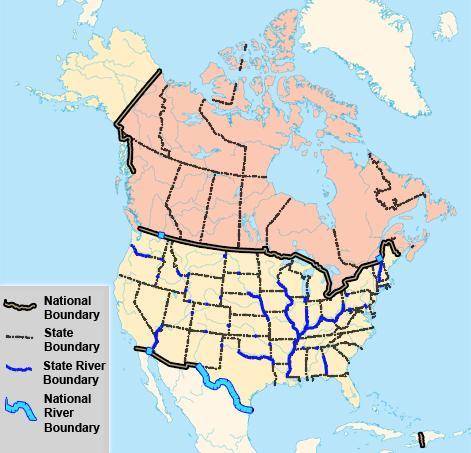 Which of the following borders is not defined by a natural boundary?

The state border between Ark