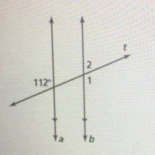 A.)What is the measure of 1
B.)what is the measure of 2