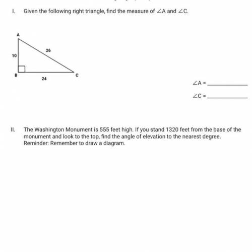 Please help have to be turned in by 12:00 TONIGHT!!

I need both answers for each problem please h