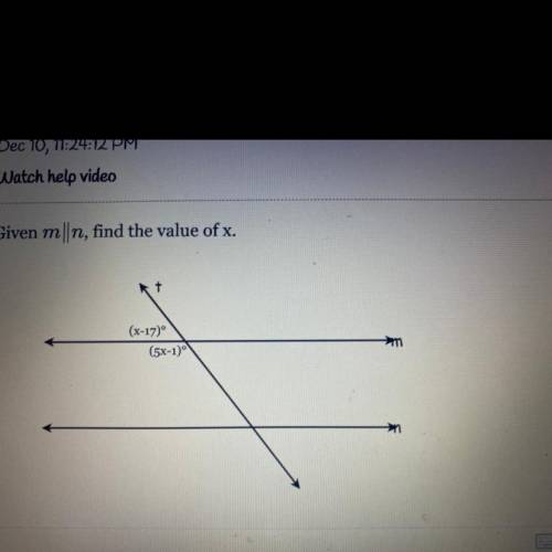 Please help i need to find the value of x ▼・ᴥ・▼