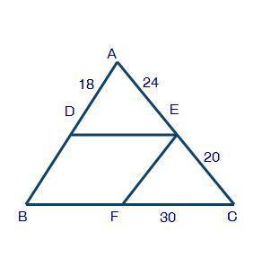 RIGHT ANSWERS ONLY OR WILL GET REPORTED

Theorem: A line parallel to one side of a triangle divide