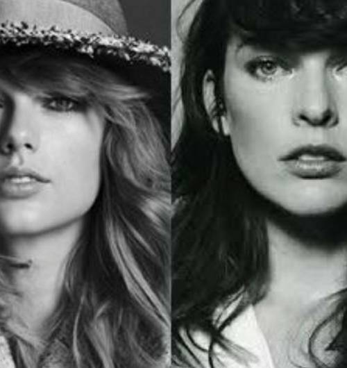 BRUH MILLA JOVOVICH AND TAYLOR SWIFT LOOKS SO SIMILIAR I THOUGHT MILLA JOVOVICH IN MONSTER HUNTER W