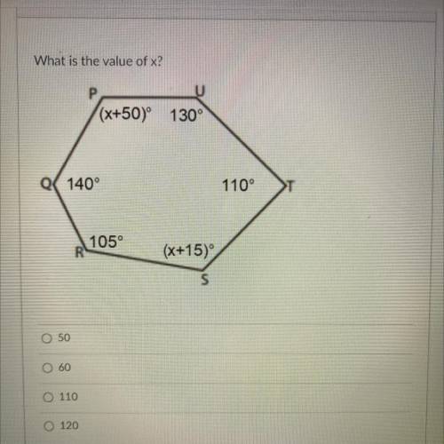 What is the value of x? (Please help ASAP)