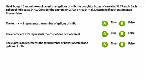 Hank bought 3 more boxes of cereal than gallons of milk. He bought x boxes of cereal at $2.79 each.