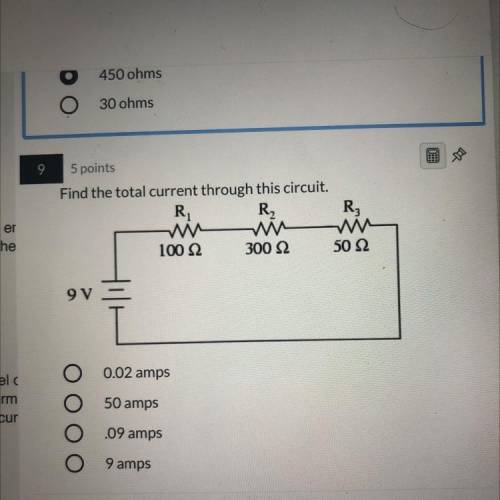 Find the total current through this circuit