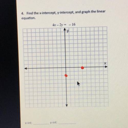 Find the x-intercept and y-intercept and graph