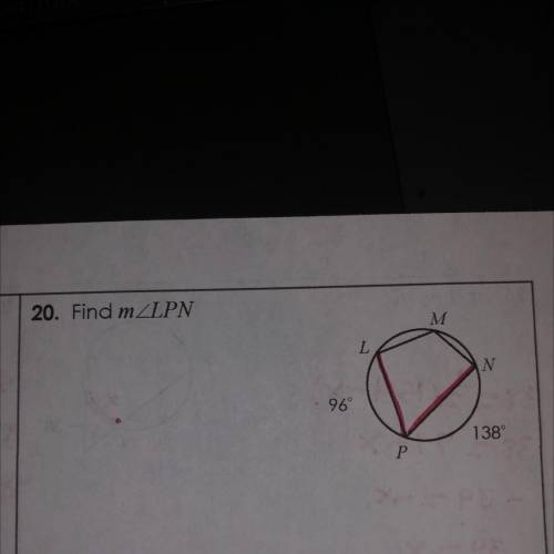 20. Find m angle LPN