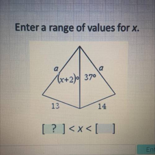 Enter a range of values for x.
(x+2) 370
13
14
[? ]